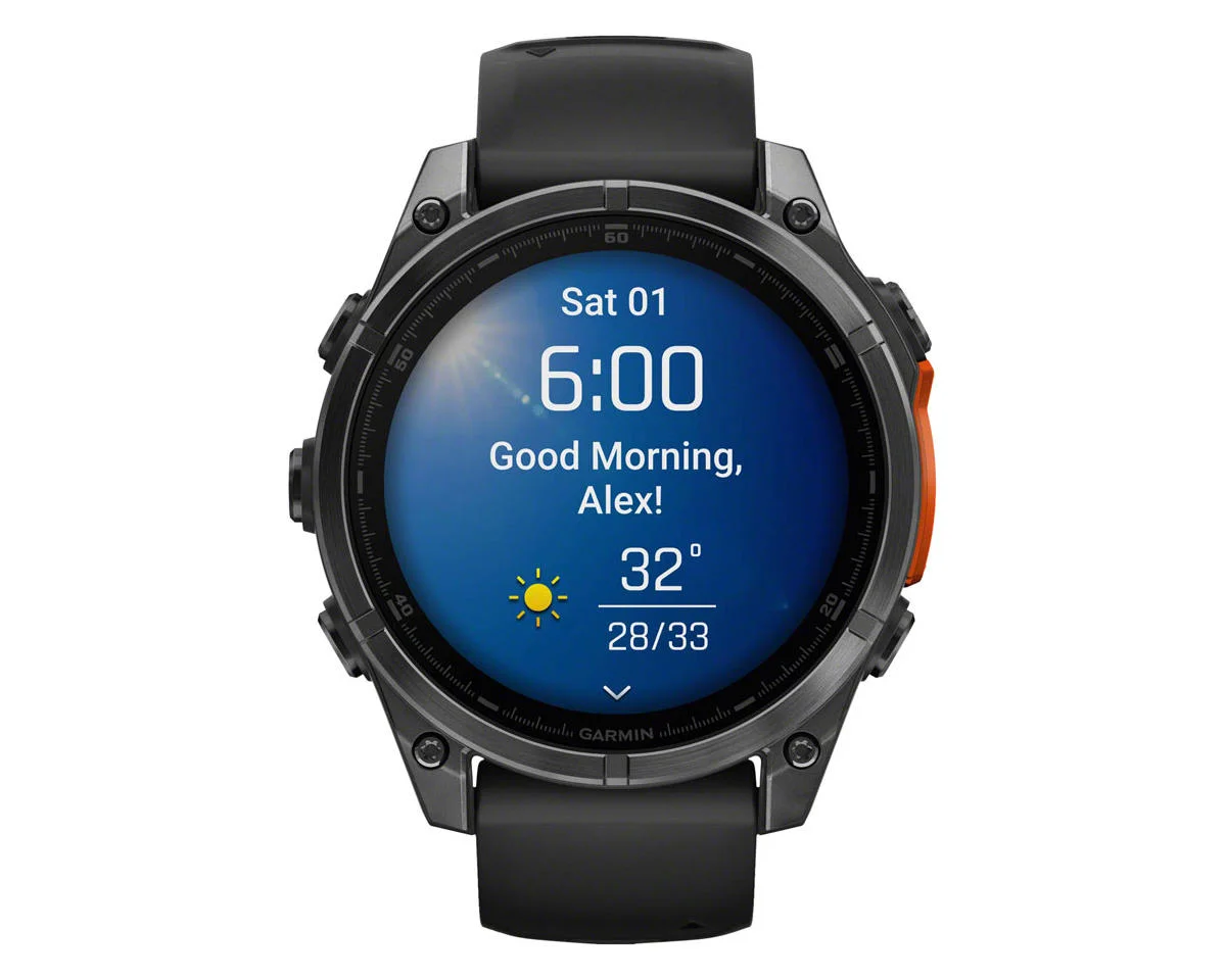 Garmin fenix 8 GPS Smartwatch (Slate Grey/Black) (47mm Case) - view 2